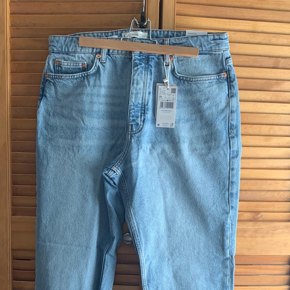 Mango Light Blue Relaxed Fit Men’s Jeans